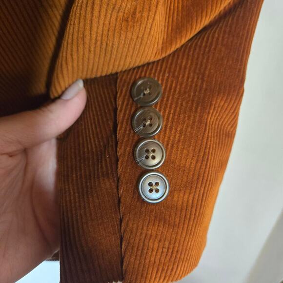 Saddlebred Men's Heritage Corduroy Jacket Blazer Brown Cotton 40R Country Club - Picture 9 of 11